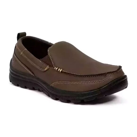 NEW Deer Stags Zesty Slip On Casual Uniform Loafer Dress Memory Foam Shoes NIB 6 - Picture 1 of 5